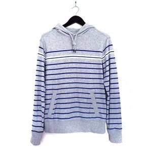 🔴 3/$40 - Gap Grey Stripe Pullover Hoodie